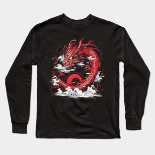 Japanese Tattoo China Mythology Long Sleeve T-Shirt